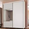 Guarda-Roupa Galileu Casal Casamia 2 portas de correr C PÉS C ESPELHO