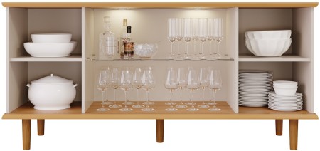 Buffet Janice Cimol Off White Cinamomo - Imagem 3