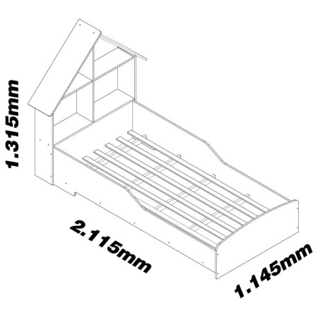 Cama Casinha Gelius Pink Ploc - Imagem 4