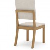 Sala de Jantar Natali Henn Nature Off White Com vidro 4 Cadeiras Mila Nature Linho - Image 6