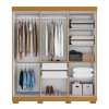 Guarda-Roupa Paolla ACP Cinamomo Off White 06 Portas 02 Gavetas - Image 3