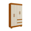 Guarda-Roupa Maya ACP Cinamomo Off White 04 Portas 02 Gavetas - Image 2