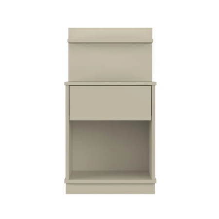 Mesa de Cabeceira Mavie Patrimar Off White 1G - Imagem 4