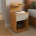 Mesa de Cabeceira Mavie Patrimar Cinamomo Off White 1G