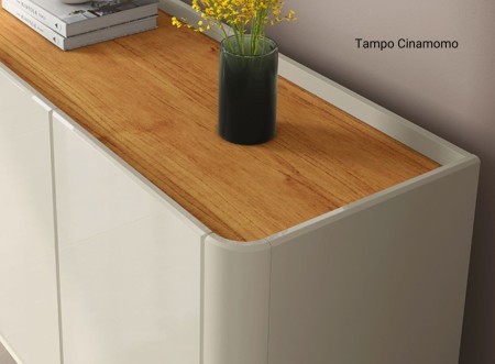 Buffet Flip 1.6 Patrimar Off White Cinamomo - Imagem 2