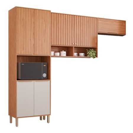 Cozinha Completa Divina MGM Cinamomo Off White 03 Peças - Imagem 2